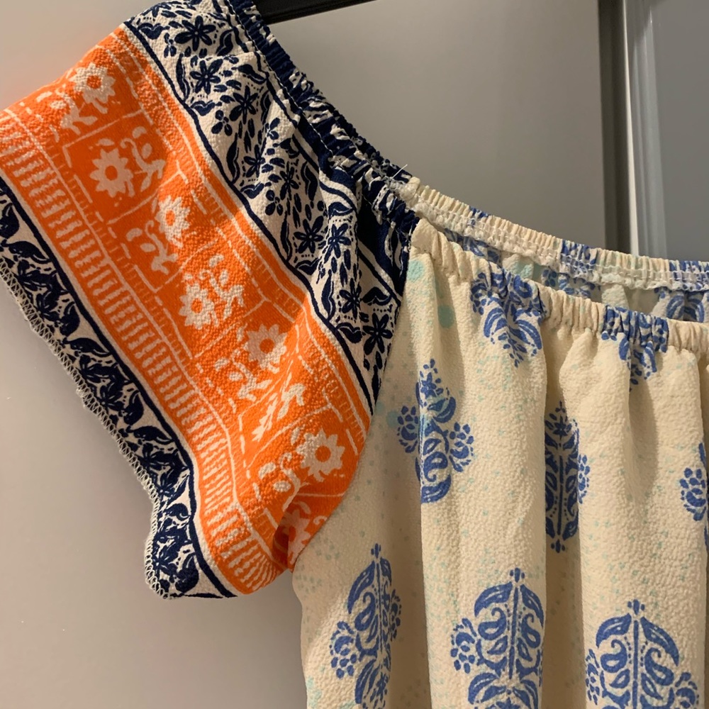 Mura Boutique OTS pattered romper - Picture 6 of 9